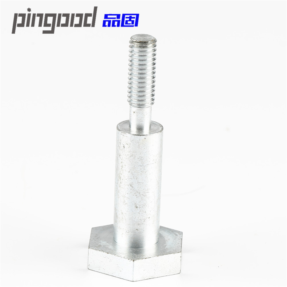 五金加工厂订制非标车床件台阶螺丝 六角头特殊固定螺丝M3