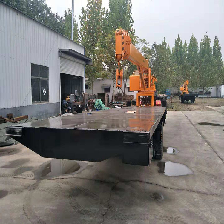 3吨拖拉机随车吊供应 中小型拖拉机吊车 小型拖拉机平板吊供应厂