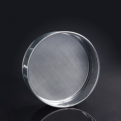 Amanwu Baking Tools 304 stainless steel flour sieve thickened round flour sieve 40 mesh 60 mesh steel sieve with edges