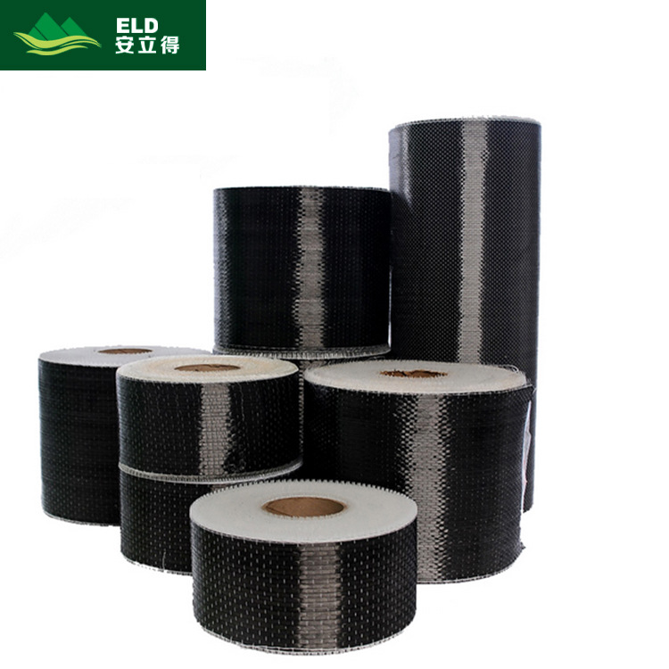 厂家直销12k单向碳纤维布 单向平纹建筑加固补强布 碳纤维布200克