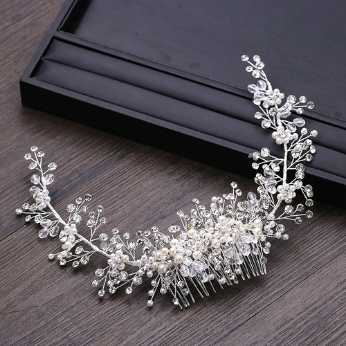 Hairpin hair clip hair accessories for women Hair accessories Diamond hairdresser wedding dress headdress accessories headdress accessories