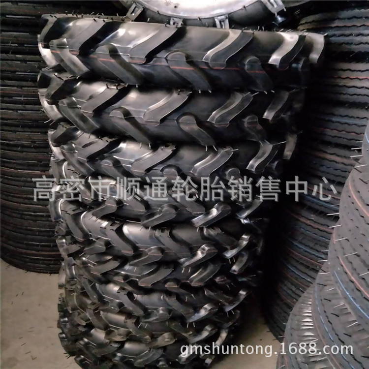 现货5.00-12拖拉机轮胎6.50/7.50/9.50-16人字农用三轮车轮胎