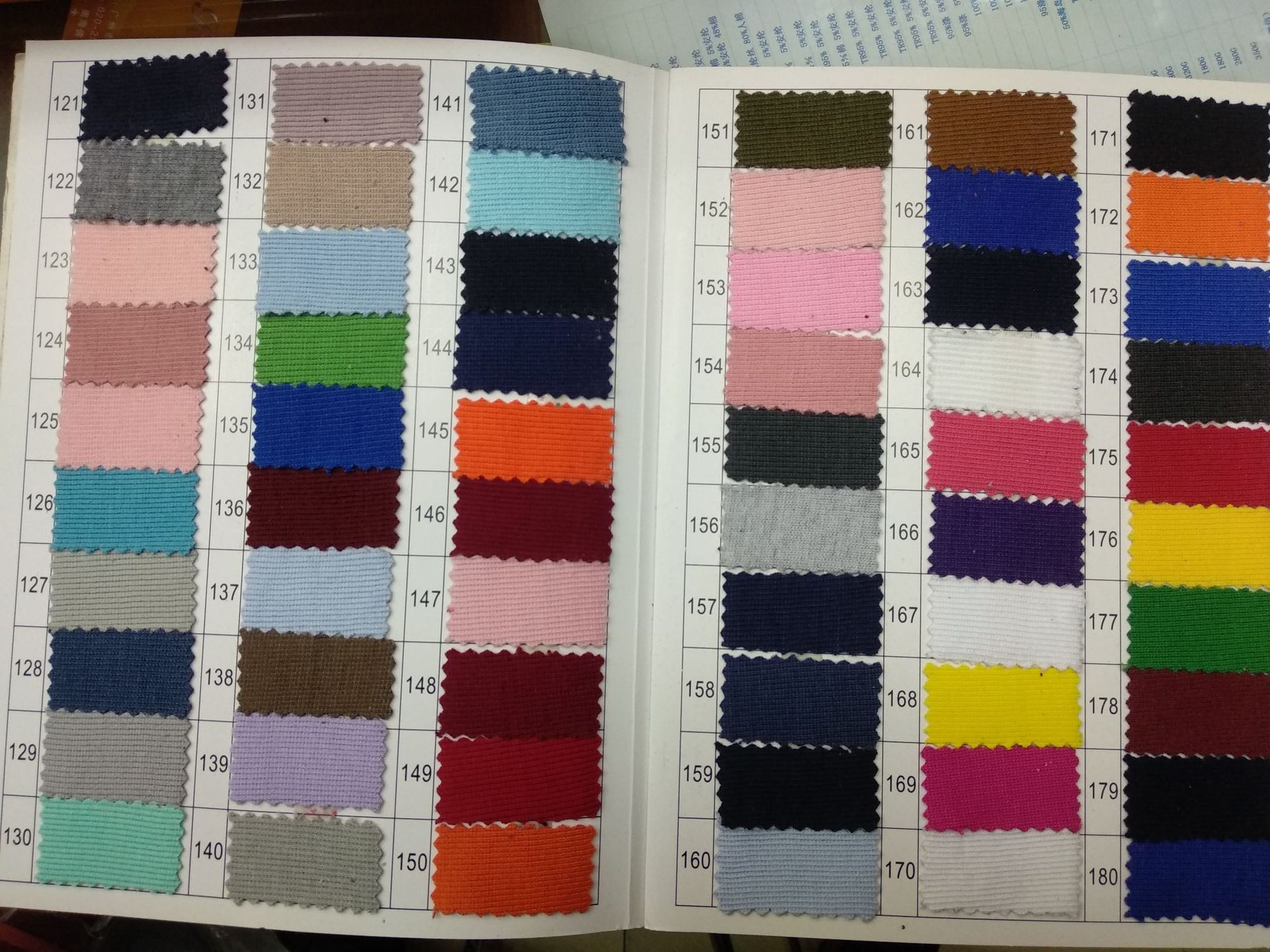 罗纹针织面料厂家现货 棉圆筒罗纹布面料 罗纹针织袖口领口布料