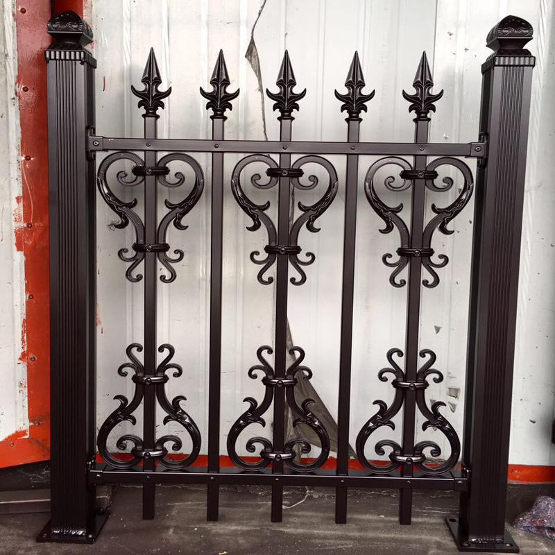 铝合金护栏 欧式铝艺围墙栏杆 小区庭院围墙铝艺护栏厂家供应