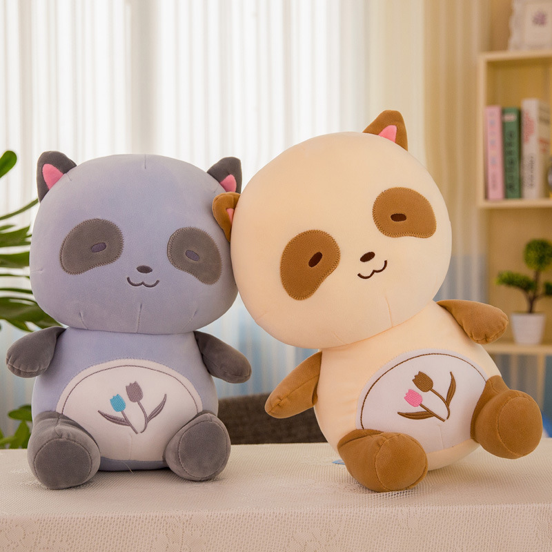 新款浣熊公仔羽绒棉软体毛绒玩具动漫周边惊喜娃娃厂家定制批发