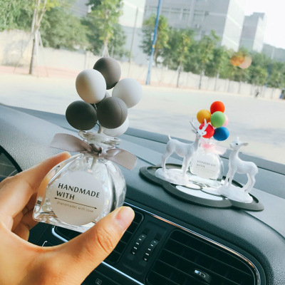 Car interior decorations creative road safety console decorations beautiful advertisement balloon blessing gift