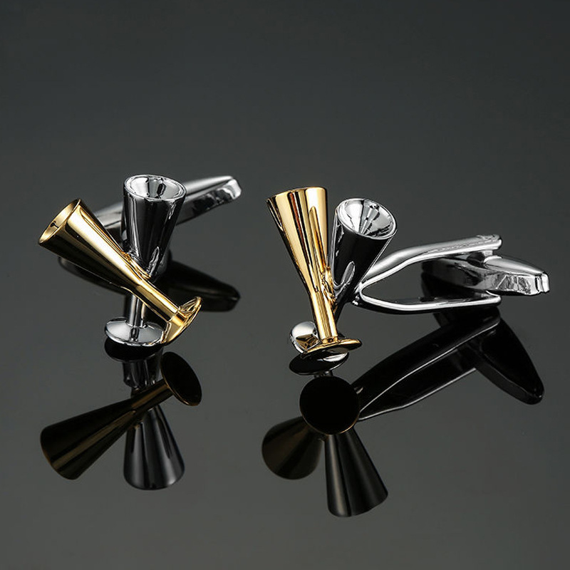 17g Weight Cufflinks Classification 1 Pair Quantity Anniversary, Business Occasion Copper Material Leaf, Flower Pattern Unisex Gender Plating Design Simple Style Style 1 Pair Simple Style Leaf Flower Copper Plating Unisex Cufflinks 13