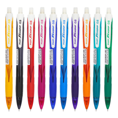 Japanese PILOT | HRG-10R |Rexgrip automatic pen | colorful pen holder | 0.5mm