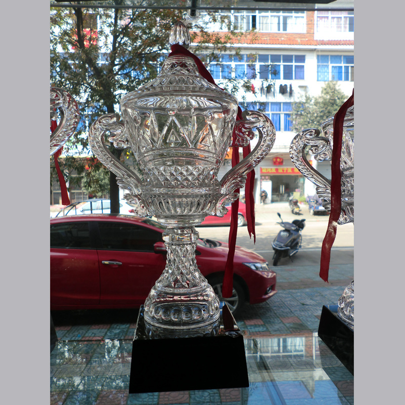 crystal trophy年会颁奖纪念创意雕刻水晶金属玻璃奖杯奖牌公司-阿里巴巴