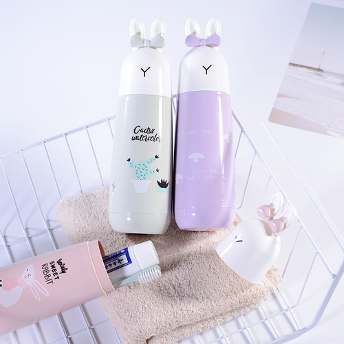 Portable toothbrush box with lid, mouthwash cup, student toothpaste storage box, brushing cup, toothbrush box, travel toothbrush box