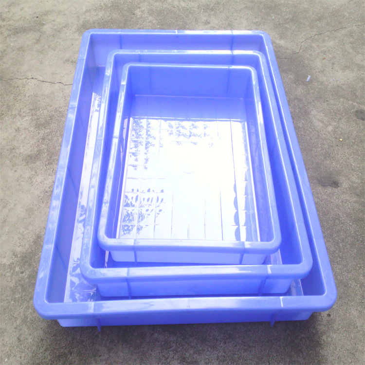 厂家直销塑料方盘长方形浅盘大号食品塑胶方盘冷冻盘工业周转方盆