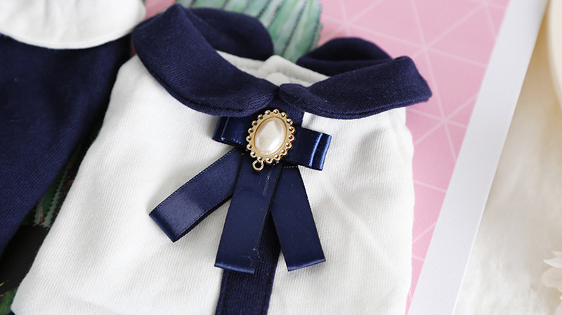 蝴蝶领结气质裙