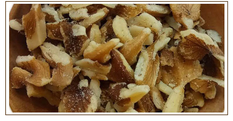 Low Temperature Baked Peeled Walnut Kernels Hickory Walnut Pieces Original Flavor 500g quality and texture