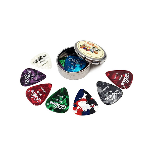 Alice picks 12 pieces, folk acoustic guitar picks, electric guitar picks 24 pieces, boxed wholesale