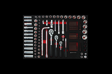 121件套筒工具托组套