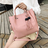 Fashionable set with tassels, one-shoulder bag, 2020, suitable for import, 3 piece set, European style, wholesale