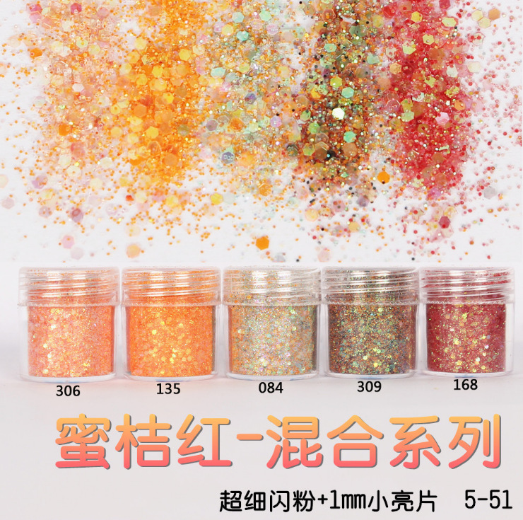 Nagel Glitzer Holografische Dekoration Flocken Glitzer DIY Nailart 3D Pailletten - Bild 25 von 28