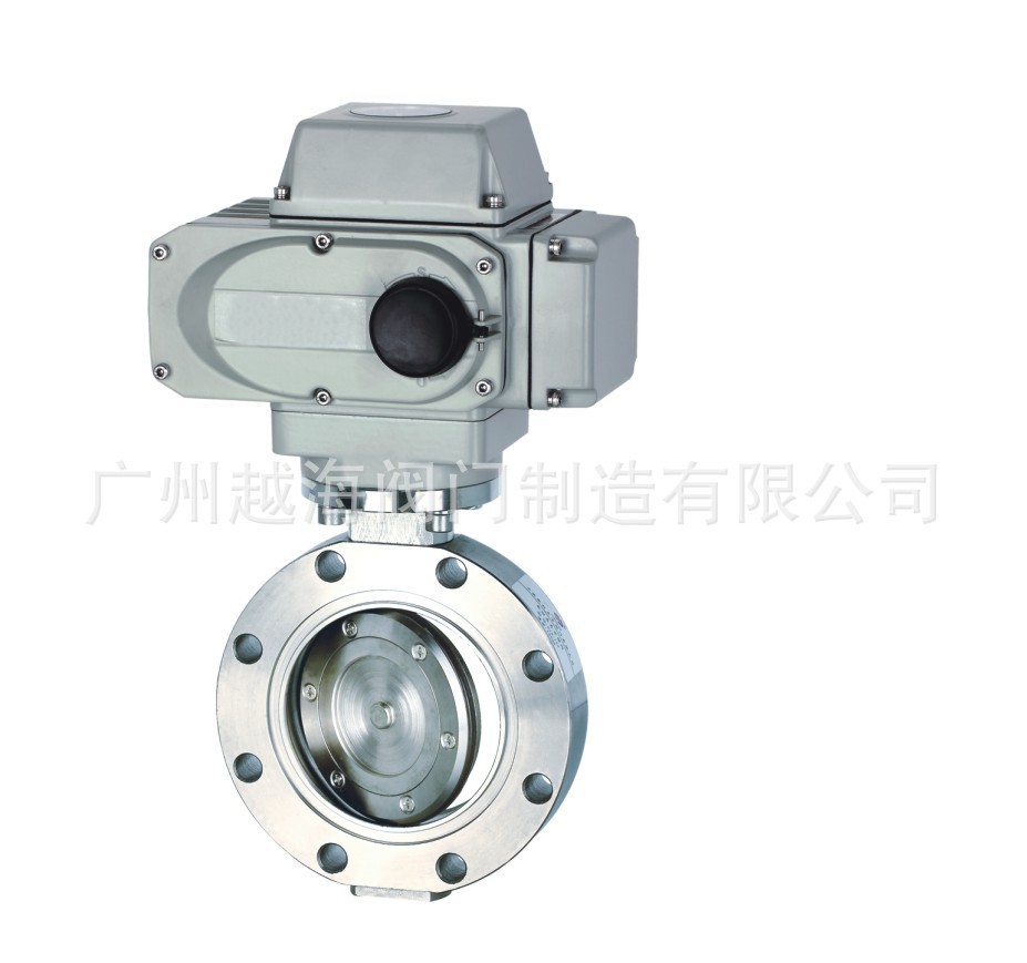 真空蝶阀手动型 GI-80手动型涡轮驱动对夹式不锈钢高真空蝶阀