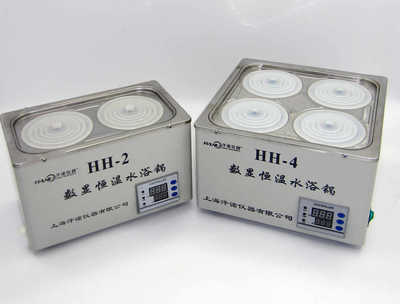 【上海汗诺】厂家直销HH-1A.2A.4.6.8A孔数显恒温磁力搅拌水浴锅|ru