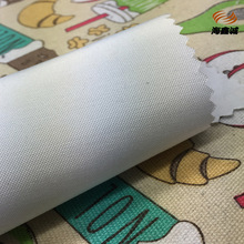 厂家现货8安特密涤帆布全涤大化仿8安漂白转移印花面料涤纶帆布