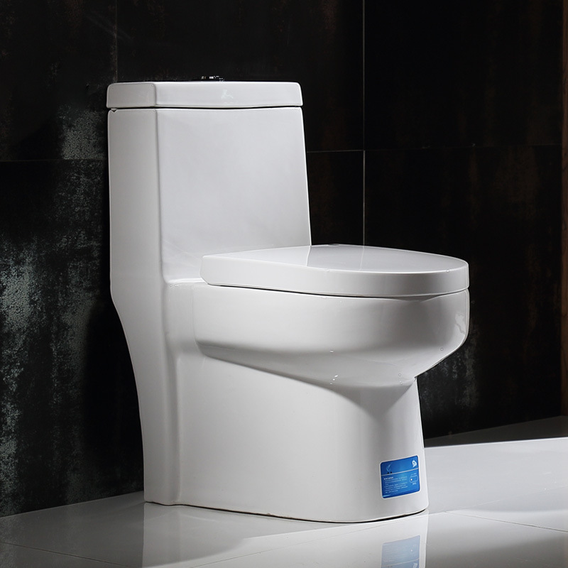 廣東馬桶衛浴潔具新款漩沖式靜音節水坐便器酒店工程批發