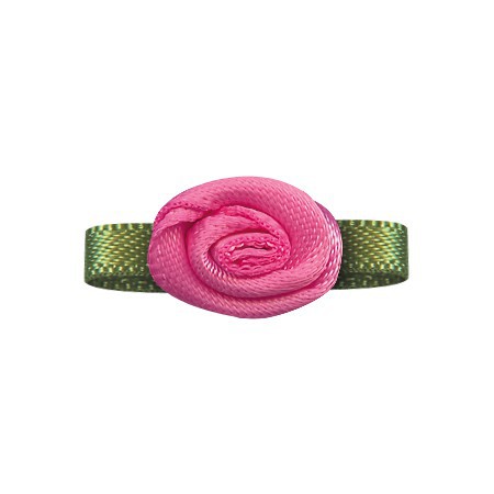 Accesorios de flores de Yao Ming DIY accesorios para el cabello hechos a mano hoja de una palabra 4 puntos revés flor ropa interior Decoración Accesorios cinta pequeña flor