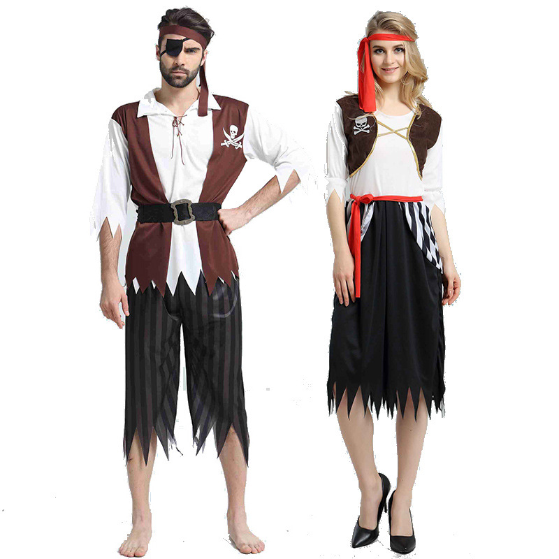 cosplay万圣节成人装扮服装表演服海盗角色服成人加勒比海盗服饰
