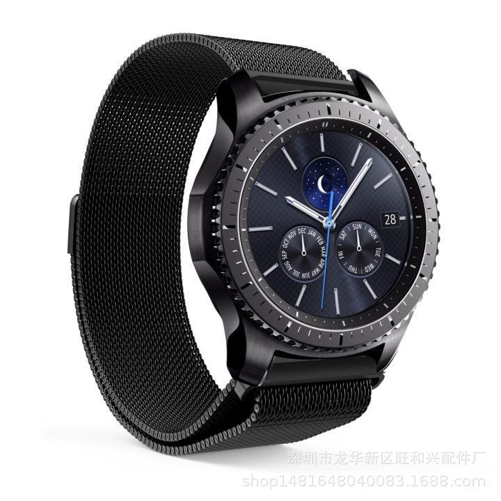 For Samsung Gear S3/S2 Classic galaxy Milanese stainless steel watch strap 2022mm For Samsung Gear S3/S2 Classic galaxy Milanese stainless steel watch strap 2022mm