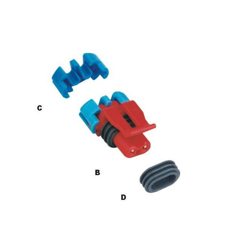 专产汽车接插件、连接器防水护套DJ7022-1.2-21公母插座
