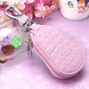 High-end leather key bag, shoulder bag, cute keychain, South Korea, genuine leather