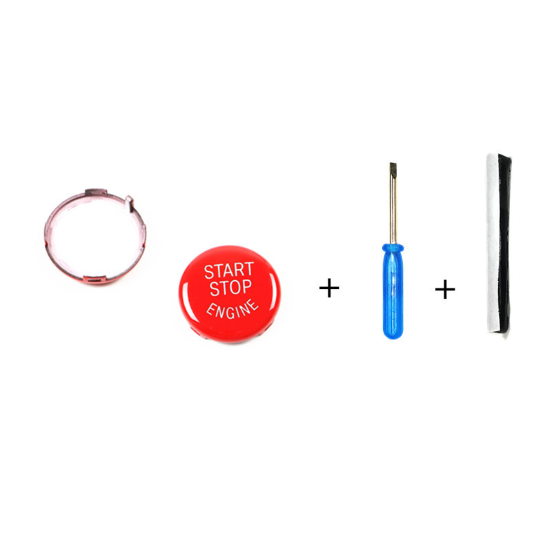 Aplicable a BMW E/F/G motor ABS botón de inicio de un solo clic interruptor de encendido botón reemplazo cubierta accesorios clave