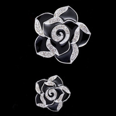 量大從優花卉diy貼鑽手機殼配件 跨境新款鞋花 洞洞鞋裝飾扣配飾