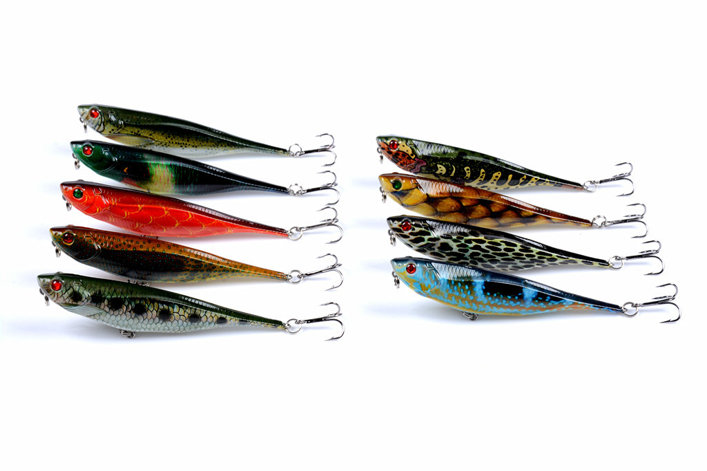 Sinking Minnow Lures Shallow Diving Minnow Baits Fresh Water Bass Swimbait Tackle Gear