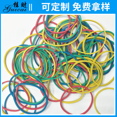 厂家直销环保彩色系列 儿童各色一次性皮筋头饰 彩色耐高温橡皮筋