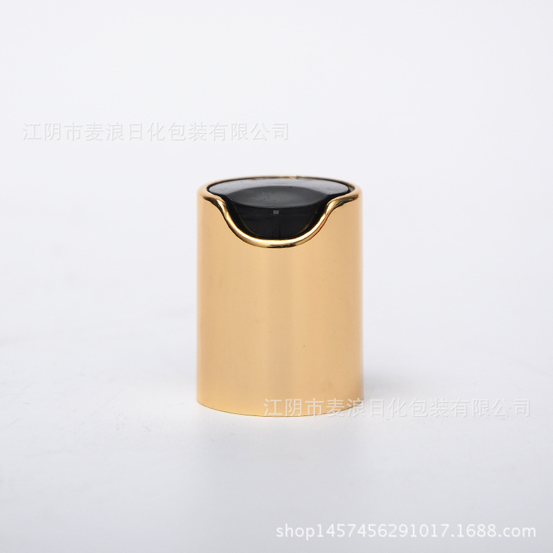 厂家供应 乳液按压盖 电化铝千秋按压盖 按压式翻盖 加工可定瓶盖