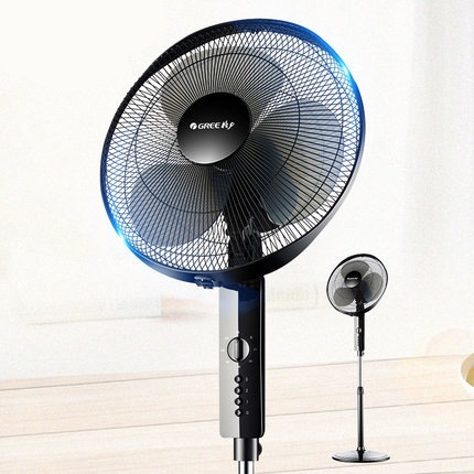 电风扇落地扇家用静音定时机械摇头学生办公室立式FD-4012-WG|ms