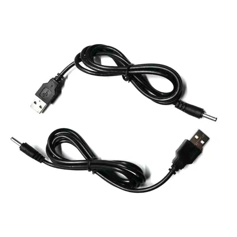 DC电源线 usb转3.5 充电 3.5*1.35dc线插头 usb线材1米 35135公头