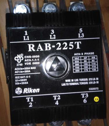 Riken理研电磁接触器RAB-180N(图)