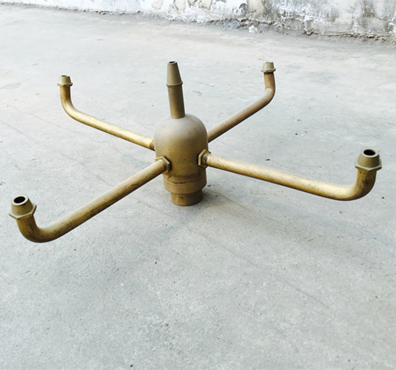 蟹爪兰 风水车喷头 6分—2寸 全铜喷头 旋转喷头 水景景观喷头