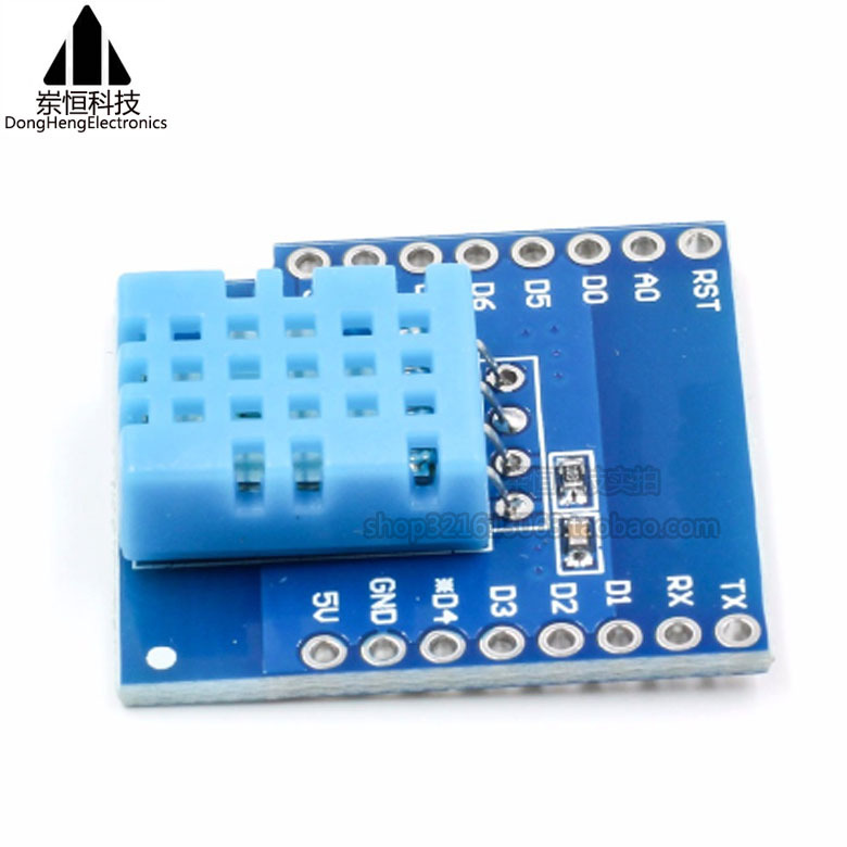 DHT11数字温湿度传感器模块 适用于 D1 mini模块扩展板学习板