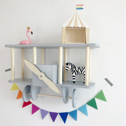 ins decoration Nordic style colorful triangle love circle felt pull pattern children's room children's clothing store wall decoration wall decoration