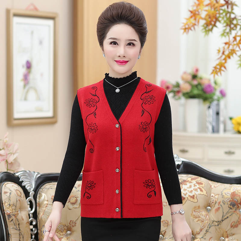 Gilet femme MOUTON ROUGE en Tricot - Ref 3317906 Image 3