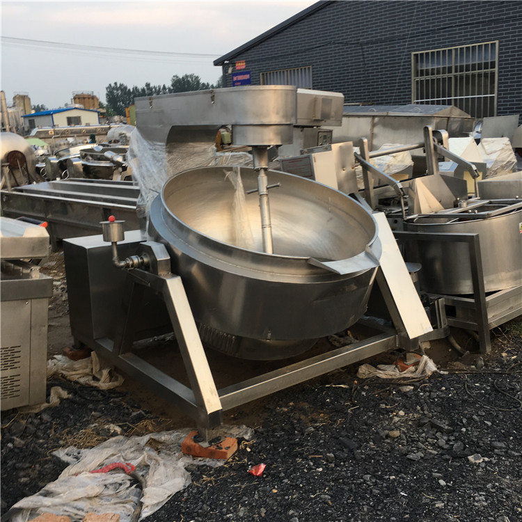 二手全自动行星搅拌炒锅 不锈钢行星搅拌炒锅 电加热 燃气炒锅