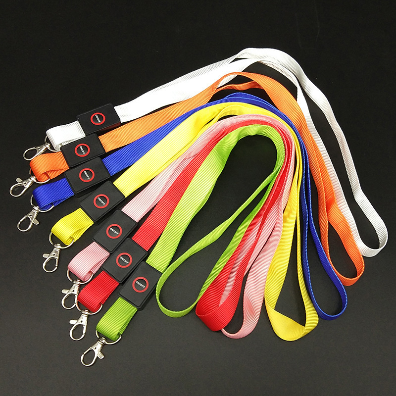 Promotional exhibition card luminous lanyard LED luminous promotional items work card exhibition card lanyard multi-frequency luminous