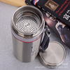 Capacious street glass stainless steel for traveling, cup, 380 ml, 850 ml, lifting effect