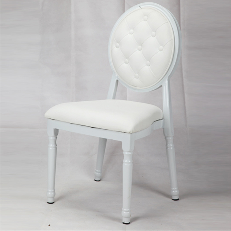 hotel Metal Restaurant chair Round back chairs Banquet chair high-grade Wedding celebration Banquet chair Restaurant chair Hotel