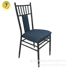 新款 流行时尚 婚礼庆典 酒店商用 黑蓝色竹节椅形木椅 婚礼椅