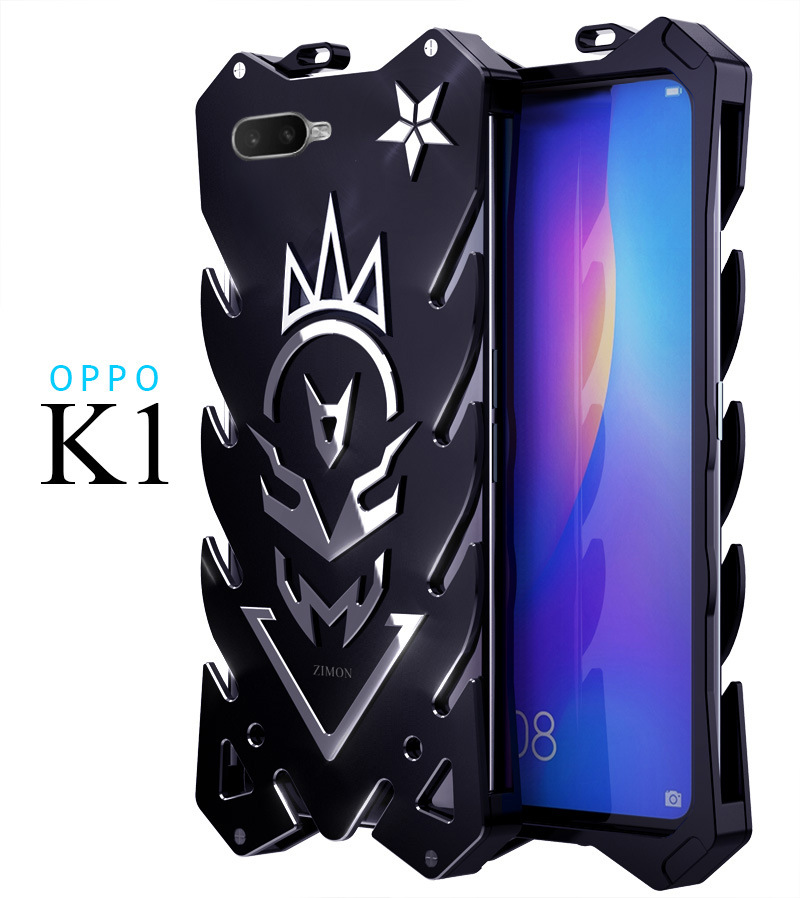 SIMON New THOR II Aviation Aluminum Alloy Shockproof Armor Metal Case Cover for OPPO K1 & OPPO R15x