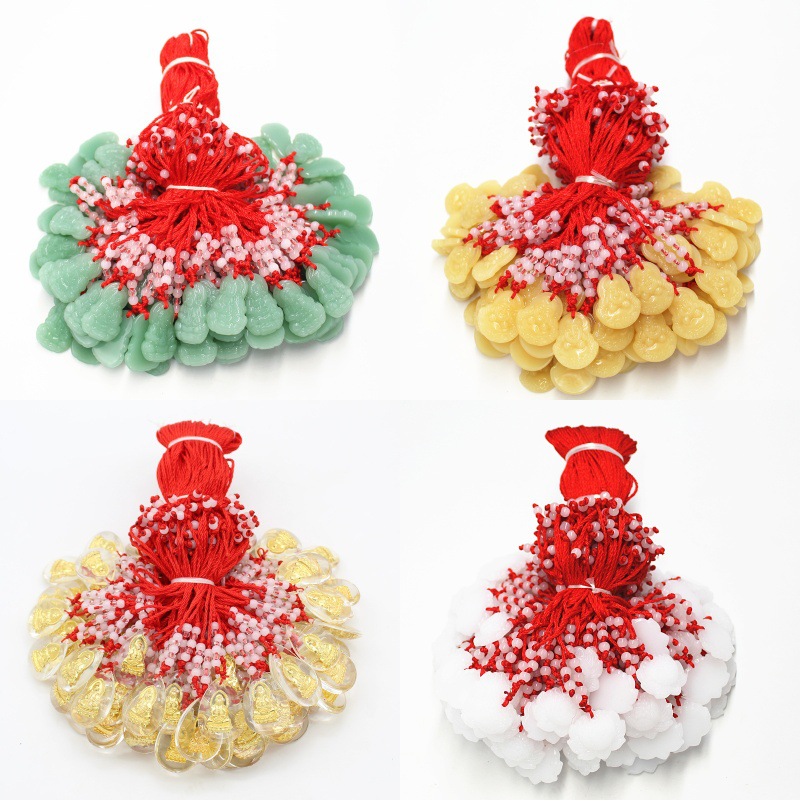 仿玉觀音玉佛項鏈景點熱銷八珠繩玉觀音項鏈項墜會銷贈品小禮品