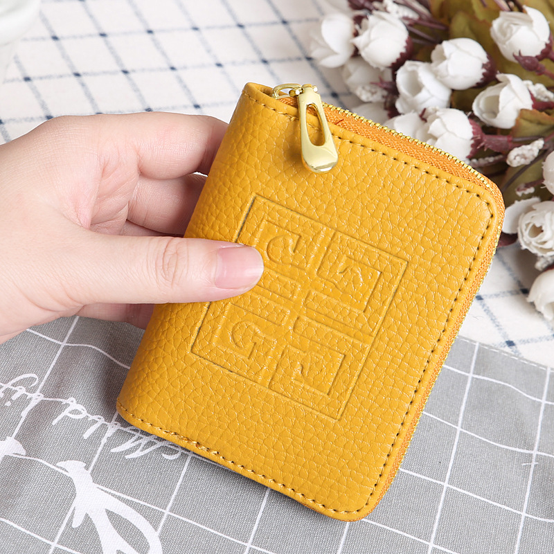 Korean Lychee Pattern Small Wallet display picture 11
